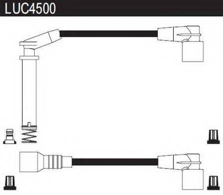 Комплект проводов зажигания LUCAS ELECTRICAL LUC4500