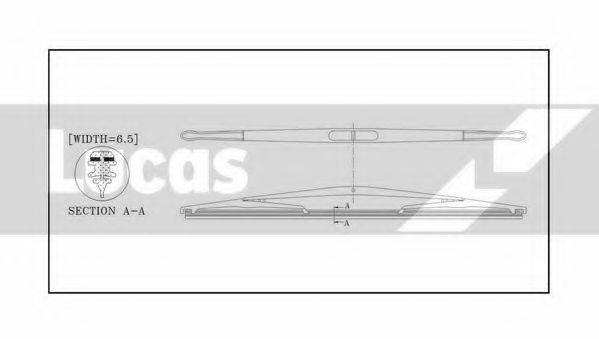 Щетка стеклоочистителя LUCAS ELECTRICAL LLWCR16A