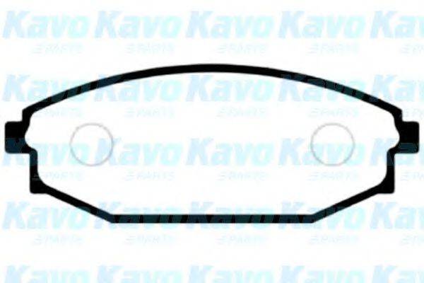 Комплект тормозных колодок, дисковый тормоз KAVO PARTS BP-3015
