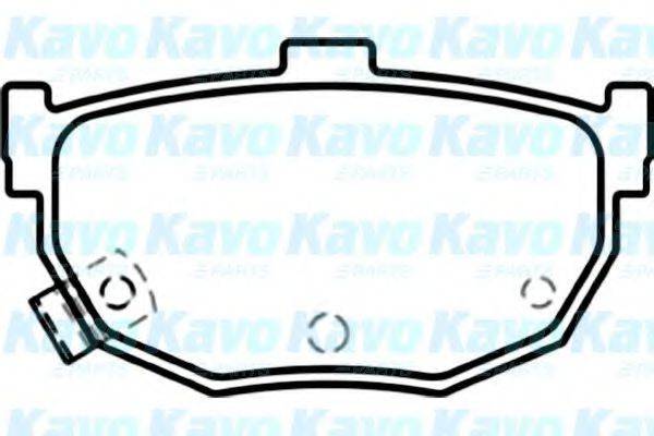 KAVO PARTS BP3026 Комплект тормозных колодок, дисковый тормоз