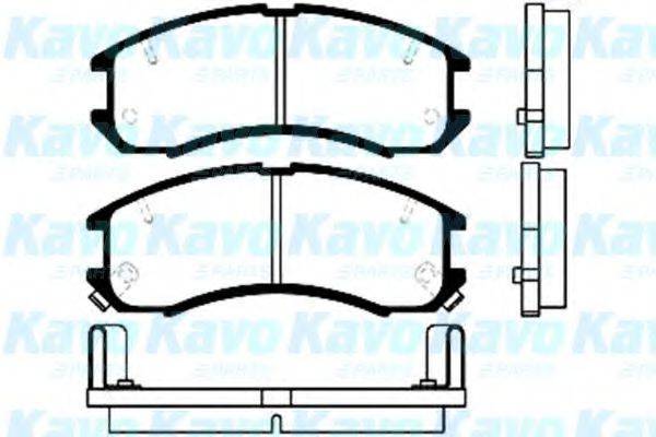 KAVO PARTS BP4516 Комплект тормозных колодок, дисковый тормоз