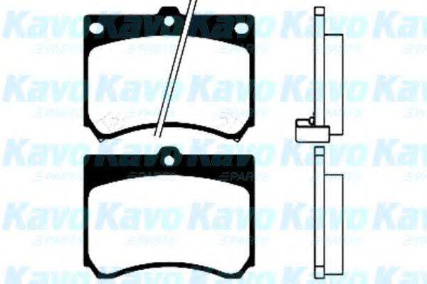 KAVO PARTS BP4518 Комплект тормозных колодок, дисковый тормоз