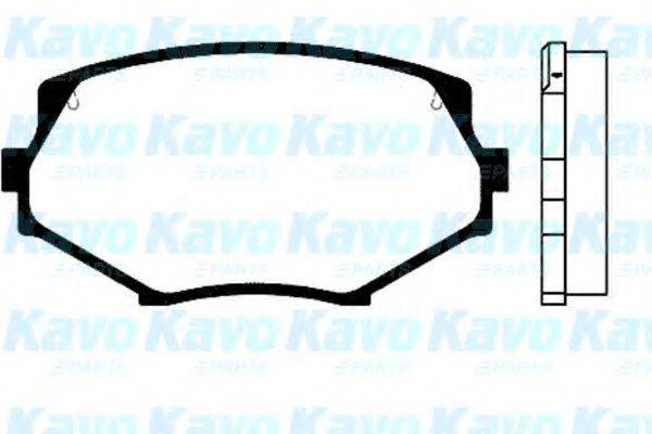 Комплект тормозных колодок, дисковый тормоз KAVO PARTS BP-4521