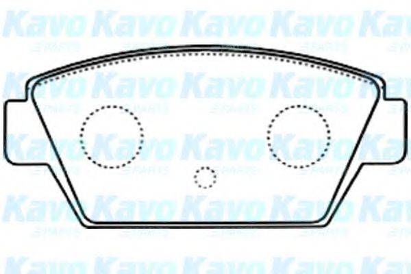 KAVO PARTS BP5551 Комплект тормозных колодок, дисковый тормоз