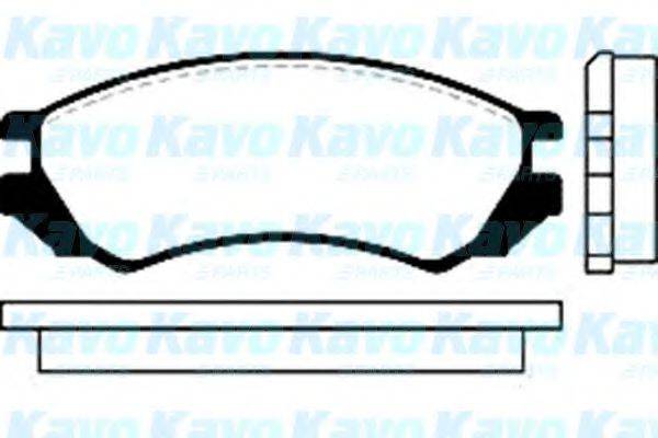 KAVO PARTS BP6516 Комплект тормозных колодок, дисковый тормоз