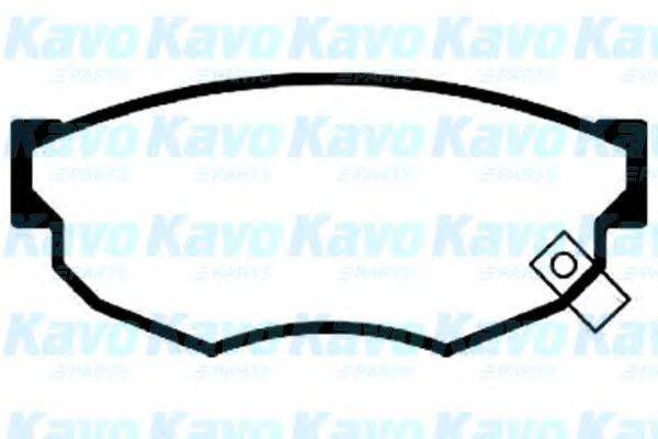 KAVO PARTS BP6526 Комплект тормозных колодок, дисковый тормоз