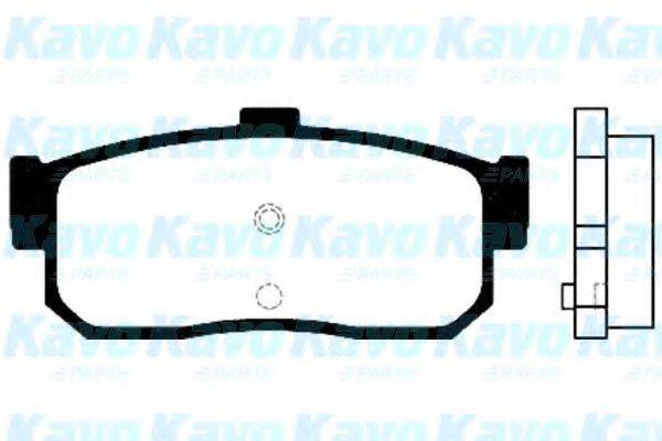 Комплект тормозных колодок, дисковый тормоз KAVO PARTS BP-6549