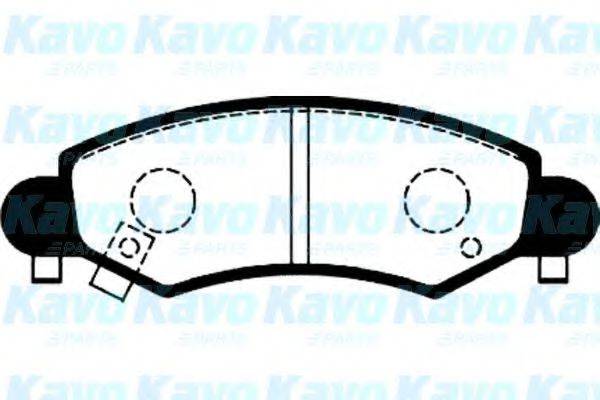 Комплект тормозных колодок, дисковый тормоз KAVO PARTS BP-8517
