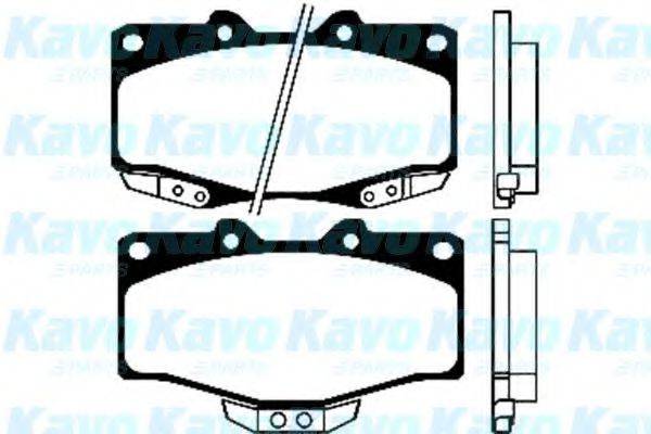 KAVO PARTS BP9025 Комплект тормозных колодок, дисковый тормоз