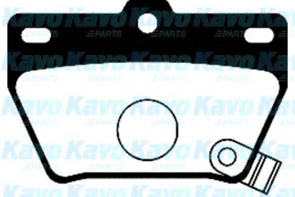 Комплект тормозных колодок, дисковый тормоз KAVO PARTS BP-9066