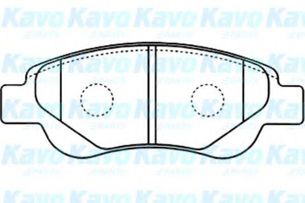 KAVO PARTS BP9097 Комплект тормозных колодок, дисковый тормоз