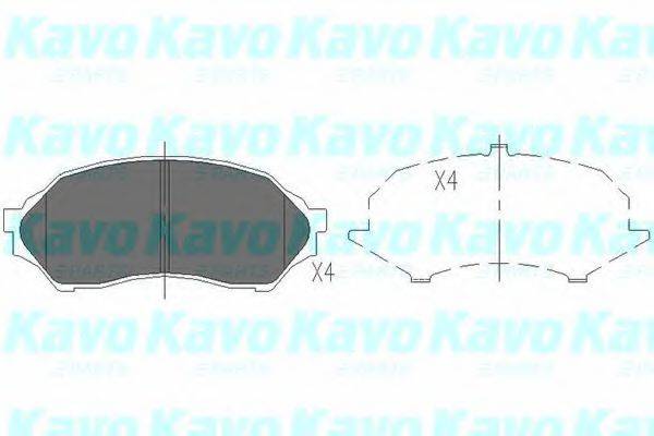 KAVO PARTS KBP4505 Комплект тормозных колодок, дисковый тормоз