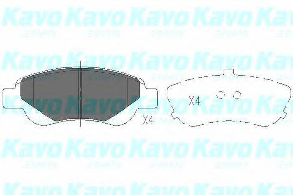 KAVO PARTS KBP9024 Комплект тормозных колодок, дисковый тормоз