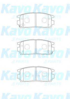 Комплект тормозных колодок, дисковый тормоз KAVO PARTS BP-1013
