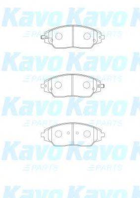 KAVO PARTS BP1018 Комплект тормозных колодок, дисковый тормоз
