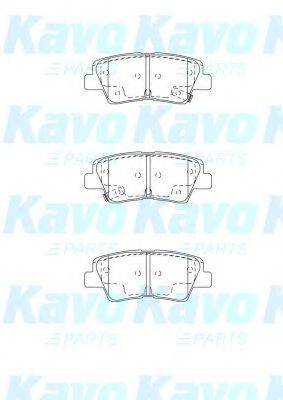 Комплект тормозных колодок, дисковый тормоз KAVO PARTS BP-3044