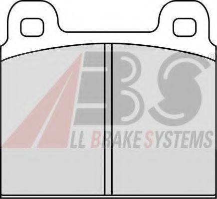 A.B.S. 360251 Комплект тормозных колодок, дисковый тормоз