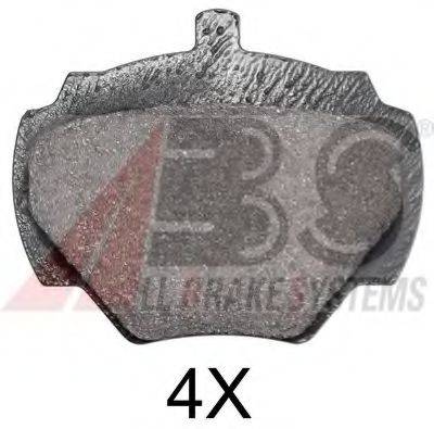 A.B.S. 36125OE Комплект тормозных колодок, дисковый тормоз