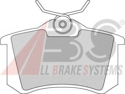 Комплект тормозных колодок, дисковый тормоз A.B.S. 36623/1 OE