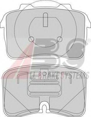 A.B.S. 36813 Комплект тормозных колодок, дисковый тормоз