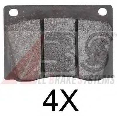 A.B.S. 37852 Комплект тормозных колодок, дисковый тормоз
