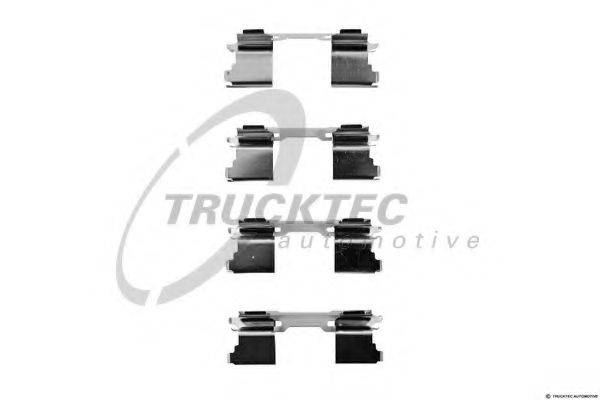 Комплектующие, колодки дискового тормоза TRUCKTEC AUTOMOTIVE 02.35.292