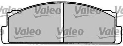 Комплект тормозных колодок, дисковый тормоз VALEO 597002
