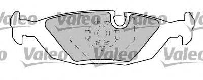 VALEO 597016 Комплект тормозных колодок, дисковый тормоз