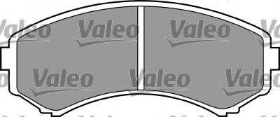 VALEO 597557 Комплект тормозных колодок, дисковый тормоз