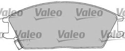 Комплект тормозных колодок, дисковый тормоз VALEO 597100