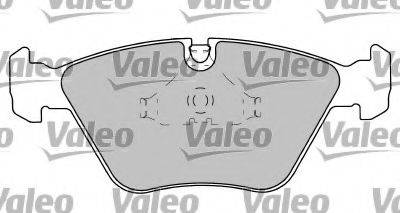 Комплект тормозных колодок, дисковый тормоз VALEO 597330