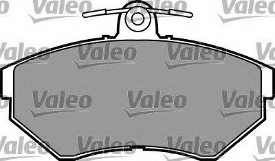 Комплект тормозных колодок, дисковый тормоз VALEO 597527