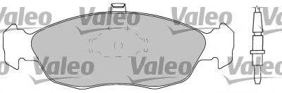 VALEO 597166 Комплект тормозных колодок, дисковый тормоз
