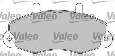 VALEO 597156 Комплект тормозных колодок, дисковый тормоз