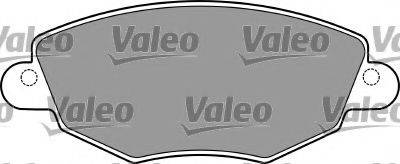 VALEO 597338 Комплект тормозных колодок, дисковый тормоз