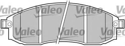Комплект тормозных колодок, дисковый тормоз VALEO 597477