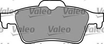 Комплект тормозных колодок, дисковый тормоз VALEO 597354