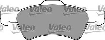 VALEO 597412 Комплект тормозных колодок, дисковый тормоз