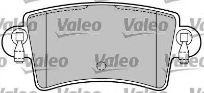 Комплект тормозных колодок, дисковый тормоз VALEO 597347