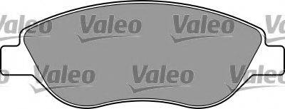 Комплект тормозных колодок, дисковый тормоз VALEO 597371