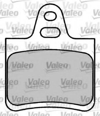 Комплект тормозных колодок, дисковый тормоз VALEO 597309