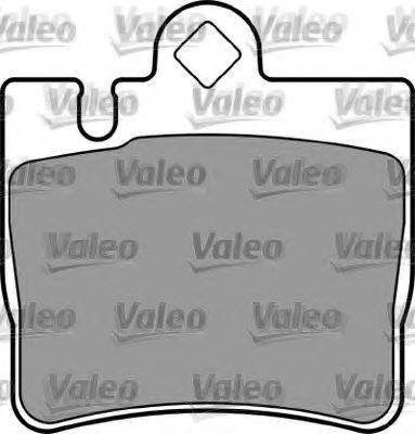 Комплект тормозных колодок, дисковый тормоз VALEO 597469
