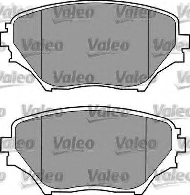 VALEO 597517 Комплект тормозных колодок, дисковый тормоз