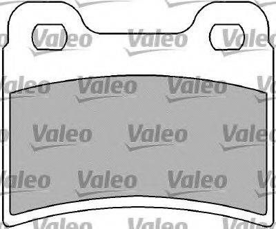VALEO 598692 Комплект тормозных колодок, дисковый тормоз