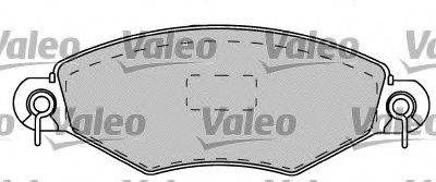 VALEO 540887 Комплект тормозных колодок, дисковый тормоз