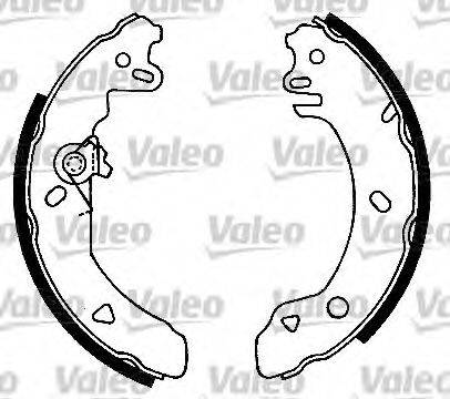 Комплект тормозных колодок VALEO 553806