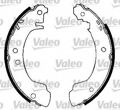 Комплект тормозных колодок VALEO 554879