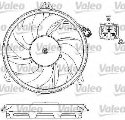 VALEO 696069 Вентилятор, охлаждение двигателя