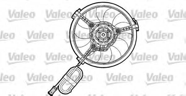 Вентилятор, охлаждение двигателя VALEO 698155