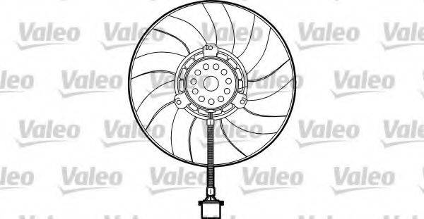 Вентилятор, охлаждение двигателя VALEO 698373